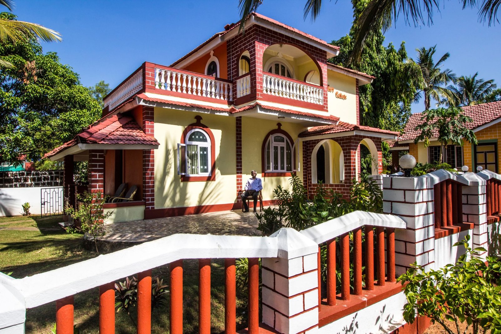 Entrance verandah of The Villa